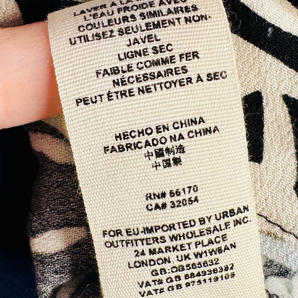 EUC Free People Tegan Border Printed Mini Dress